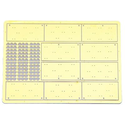1/35 Scale Panther G/F/II Side Skirt Armor PE Set  Brass Photo-Etched Upgrade Kit for WWII German Tank Models