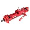 RC car Front Rear axle Compatible with WPL B16 B36 for FAYEE for JJRC 1/16 RC Car Upgrade Parts Metal Front Middle Rear Axle Assemblies Six Wheel Drive(Red) view 3