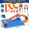 Guminnara Toddler Puzzles Track Cars Toys for Kids, Boys and Girls Age 3-5 4-7, Floor Puzzle Race Track with Cars and Road Signs, Birthday Toy Games for 3 4 5 6 7 8 Year Old Birthday Gifts view 2