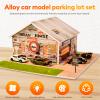 1/64 Diorama,Display Case for Hot Wheels Garage with LED,Storage Case Compatible with Hot Wheels&Matchbox Cars,1/64 Scale Diecast Car Display, Warehouse Scene (NO Cars) view 2