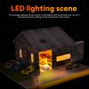 1/64 Diorama,Display Case for Hot Wheels Garage with LED,Storage Case Compatible with Hot Wheels&Matchbox Cars,1/64 Scale Diecast Car Display, Warehouse Scene (NO Cars) view 3