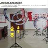 EXCLURA Adjustable Height Drone Obstacle Hoop Weatherproof, RC FPV Racing Training Loop Gate with Triangular Base, Avoidance Quadcopter Crossing Rings(Deep Coffee,40cm(15 3/4")) view 3