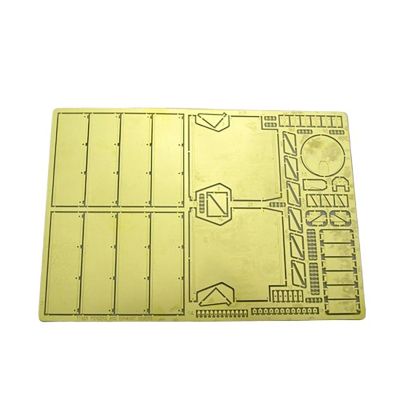 1/35 Scale Tiger I Tank Side Fender PE Set  WWII German Heavy Tank Brass Detailing Kit for Military Modelers