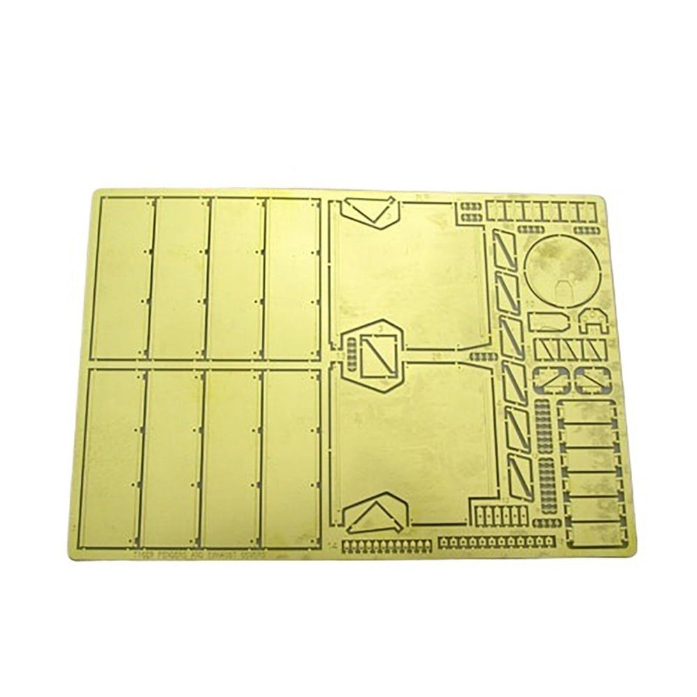 1/35 Scale Tiger I Tank Side Fender PE Set  WWII German Heavy Tank Brass Detailing Kit for Military Modelers
