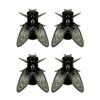 2 Pair Realistic Fly Earrings,Abstract House Fly Earrings,Create Unique Simulated Animal Earring,Novelty Prank Gift(Black*2) view 1