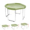 MEKA Large 38"x38" Tuff Tray Set Olive Green, Activity Sensory Tray Plus Stand Children, Outdoor Play Sand and Water Table for Toddlers and Kids, Toy Boys Girls view 4
