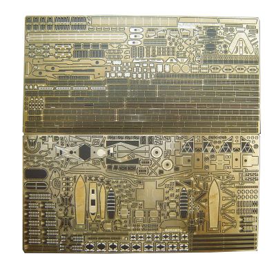 1/350 Scale HMS Warspite Battleship PE Upgrade Kit  Royal Navy Brass Photo-Etched Detailing Set for Ship Model Enthusiasts