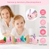 Baby Toys 0-12 Months, Caterpillar Musical Plush Stuffed Toy for Infant, Animal Soft Rattle Sensory Toys with Teether for Tummy Time, Newborn Boy& Girl Shower Birthday Christmas Valentines Gift view 4