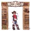 WERNNSAI 14 PCS Western Party Decorations - West Cowboy Cardboard Castle Playhouse Large Wild West Cardboard House with Arch Easy Castle for Kids Boys Birthday Baby Shower Party Decor 55" x 58.2" view 1