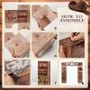 WERNNSAI 14 PCS Western Party Decorations - West Cowboy Cardboard Castle Playhouse Large Wild West Cardboard House with Arch Easy Castle for Kids Boys Birthday Baby Shower Party Decor 55" x 58.2" view 3