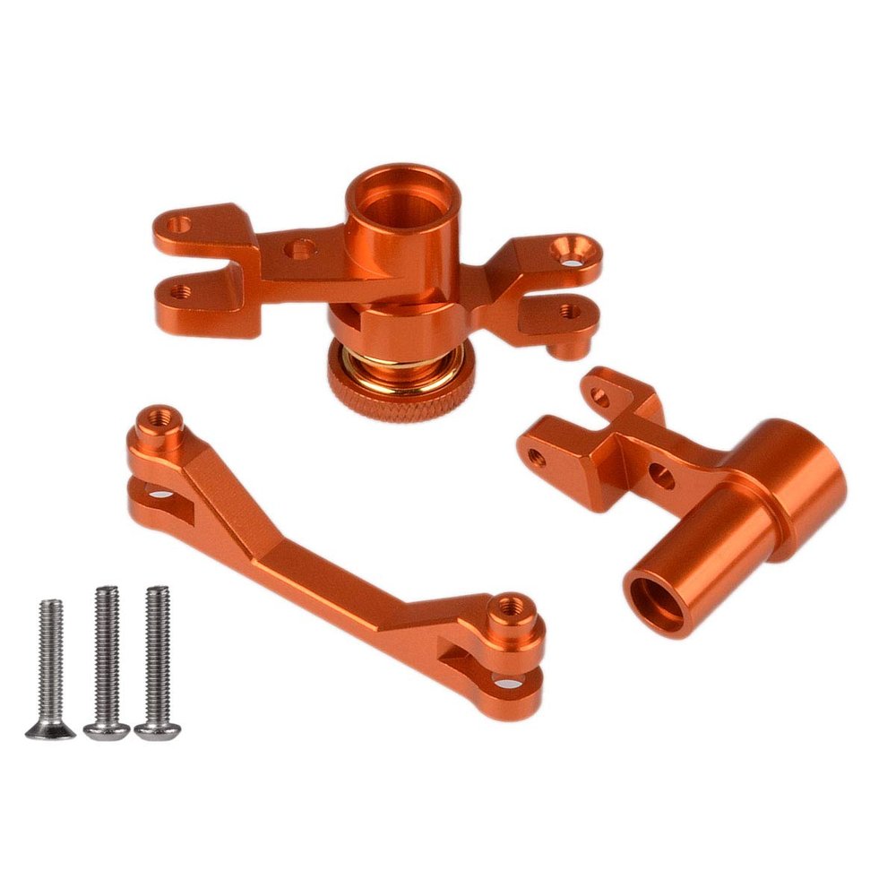 AMZRC 1Set #8543 Aluminum Alloy Servo Steering Assembly Set for RC Car Parts Traxxas 1/7 Unlimited Desert Racer UDR 85076-4 85086-4