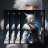 100 Card Sleeves 66x91mm Compatible with MTG Art Card Sleeves Deck Protector (Fox) view 4