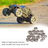 19Pcs Sealed Bearing Kit RC Car Metal Wheel Bearings for 1/10 2wd Slash Stampede Rustler High Quality Stainless Steel Durable Lightweight Fast Speed Blue 5x11x4mm 5x8x2.5mm view 2