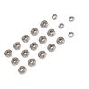 19Pcs Sealed Bearing Kit RC Car Metal Wheel Bearings for 1/10 2wd Slash Stampede Rustler High Quality Stainless Steel Durable Lightweight Fast Speed Blue 5x11x4mm 5x8x2.5mm view 3