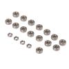19Pcs Sealed Bearing Kit RC Car Metal Wheel Bearings for 1/10 2wd Slash Stampede Rustler High Quality Stainless Steel Durable Lightweight Fast Speed Blue 5x11x4mm 5x8x2.5mm view 4