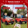 12V 4.5AH Electric Car for Kids, Children Ride On Toy with Parental Remote Control, Kids' Electric Vehicle with Soft Start Design/3 Speed/Double Seats & LED Lights (Red) view 3