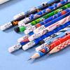12 Pcs Football Themed Pencils With Eraser For Kids, Drawing Pencils, Writing School Supplies Sports Themed Party Favor Birthday For Students view 2