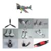 1100mm 1.1m Zero Fighter Fighter Parts Propeller Landing Gear Motor Retraction Shaft Plate Mount Etc for RC Airplane Aircraft Aircraft (Multi-Connector) view 3