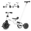 KORIMEFA 5-in-1 Tricycle for Toddlers 1-3, Toddler Bike with Push Handle & Removable Pedals, Adjustable Seat Toddler Tricycle, Easy Assembly, White view 1