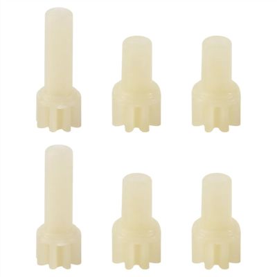 Compatible with WLtoys K969 K979 K989 K999 1/28 RC Cars Upgrade Parts Spare 6Pcs K989-30 Driving Gear Kit Front Rear Pinion Gear RC Car Part Accessories