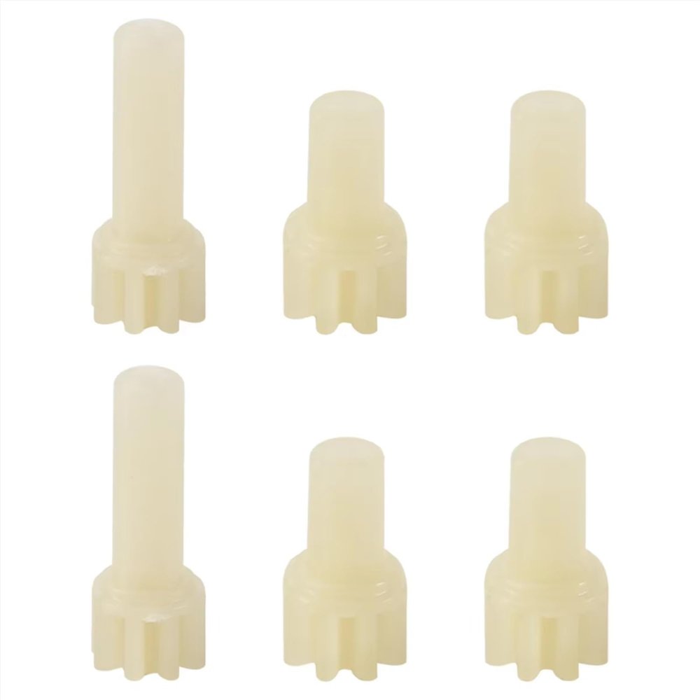 Compatible with WLtoys K969 K979 K989 K999 1/28 RC Cars Upgrade Parts Spare 6Pcs K989-30 Driving Gear Kit Front Rear Pinion Gear RC Car Part Accessories