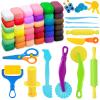 Air Dry Clay 48Pcs - 36 Colors Modeling Clays Kit with 12Pcs Dough Tools, Dough Accessories Includes Basic Dough Tools and DIY Molding Magic Clay for Boys,Girls,Kids Ages 4-8 view 1