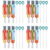 24pc 4 in 1 Cup Lid Gap Cleaning Brush Set with Straw Cleaner Brush, Multifunctional Bottle Cleaning Brush,Cup Lid Gap Cleaner,Home Kitchen Crevice Brush Tools for Water Cup,Thermos Cup,Pacifier view 1