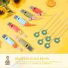 24pc 4 in 1 Cup Lid Gap Cleaning Brush Set with Straw Cleaner Brush, Multifunctional Bottle Cleaning Brush,Cup Lid Gap Cleaner,Home Kitchen Crevice Brush Tools for Water Cup,Thermos Cup,Pacifier view 4