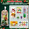 192PCS Christmas Party Favors for Kids, 24 Pack Christmas Stationery Set Xmas School Prizes with Notebooks Pencils Erasers, Xmas Stocking Stuffers for Classroom Gifts Exchange Carnival Events view 2