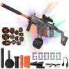 Gel Ball Blaster with 12 Cool Stricks Transparent Version Electric Toys Powerful 160 Fps 70ft 10 Rs Per Seconds High Speed Automatic Splatter Ball Blaster Science Style Product for Age 14+ view 1