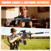 Gel Ball Blaster with 12 Cool Stricks Transparent Version Electric Toys Powerful 160 Fps 70ft 10 Rs Per Seconds High Speed Automatic Splatter Ball Blaster Science Style Product for Age 14+ view 3