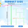 200 Pcs Transparent Color Hand Helicopter Set, 100 Propellers + 100 Rods Flying Helicopter Set, Bamboo Dragonfly Hand Rub Plastic Propeller for Outdoor Activity Children Gifts (Random 3-5 Color) view 2