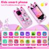 Kids Smart Phone for Girls, Christmas Birthday Gifts for Girls Age 3-10 Kids Toys Cell Phone, 2.8" Touchscreen Toddler Learning Play Toy Phone with Dual Camera, Game, Music Player, 32GB Card & Bag view 2