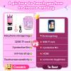 Kids Smart Phone for Girls, Christmas Birthday Gifts for Girls Age 3-10 Kids Toys Cell Phone, 2.8" Touchscreen Toddler Learning Play Toy Phone with Dual Camera, Game, Music Player, 32GB Card & Bag view 4