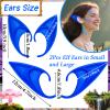 4Pcs Blue Pixie Elf Ears,Fairy Elven Ear Cosplay for Halloween Christmas Costume Accessories Party Favors Dress Up Photo Prop view 2