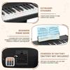 NOVATAGE Kids Piano Keyboard, 37 Keys Wood Digital Piano for Kids, Mini Baby Piano Toy, Music Educational Instrument Toy for 2+ Girls and Boys (Black) view 2