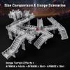 AF690B Sci-Fi Walkways Extension Pack for DND & RPG | Modular Terrain Set, Dungeon Walls, TTRPG Map Props, Dungeons and Dragons Accessories, Wargame Buildings, and Terrain for Tabletop Roleplay view 4