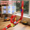 20ft Build Anywhere Portable Race Track with Suction Cups - Flexible Roll-Up Design Fits 1/64 Scale Cars, Portable Toy Gift for Kids 4+ Year Old view 2