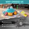 BUMBELIN Baby Toys 12-18 Months, Musical Crawling Crab with Remote Control - Moving, Bouncing & Talking Plush Toy for Toddlers, Rechargeable Sensory Tummy Time Toy, Birthday Gifts for Boys & Girls view 3