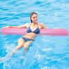 165cm PVC Inflatable Swim Raft - Foldable Lounge Tube for Adults - UV/Saltwater-Resistant - Beach/Lake Floating Mat with Cup Holders - Supports 250lbs view 2