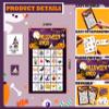 LSJEHTQ Halloween Bingo Games Cards Set, Halloween Party Games for 24 Players, Reusable Bingo Prizes for Adults Large Group, Family Activities Holiday Favors Supplies -03 view 3