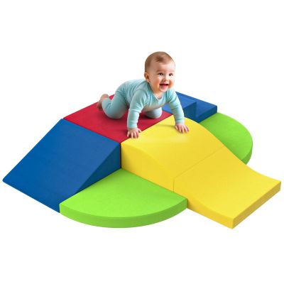 Climbing Toys for Toddlers,Foam Climbing Blocks for Toddlers,Baby Soft Foam Blocks for Climbing,6-Piece Soft Play Set,Baby Jungle Gym Indoor for Toddler 1-3 Develop,Color Coordination,Motor skills