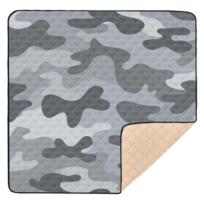 Camouflage Soft Foam Baby Playmat for Indoor Outdoor Comfortable Infant Play Activity Mat for Babies Infants Toddlers, 50'' x 50''
