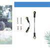 Compatible with WPL B14 B24 B16 B36 C14 C24 C44 1/16 RC Cars Upgrade Parts Accessories 2 Set Steering Pull Rod Servo Rod RC Car Part Accessories view 4