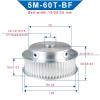 5M-60T Pulley Inner Bore 12/14/15/16/17/19/20mm Aluminum Pulley Wheel Slot Width 16/21mm 1Pcs(12 mm,21 mm) view 2