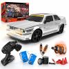 1/16 RC Drift Car for Adult with Gyro Full Proportional 4WD 50KM/h High Speed Remote Control Cars, ESP Drift Racing Vehicle with Lights 2 Rechargeable Batteries, RTR RC Sport Race Cars for Kids Gift view 1