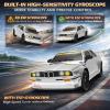 1/16 RC Drift Car for Adult with Gyro Full Proportional 4WD 50KM/h High Speed Remote Control Cars, ESP Drift Racing Vehicle with Lights 2 Rechargeable Batteries, RTR RC Sport Race Cars for Kids Gift view 3