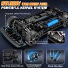 1/16 RC Drift Car for Adult with Gyro Full Proportional 4WD 50KM/h High Speed Remote Control Cars, ESP Drift Racing Vehicle with Lights 2 Rechargeable Batteries, RTR RC Sport Race Cars for Kids Gift view 4