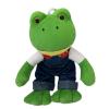 9.8Inch Green Frog Plush, Soft Frog Stuffed Figure Throw Pillows for Home Decor for Fans view 1