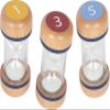small Foot Educate Beech Wood Hourglass Set of 3 with 1, 3 and 5 Minute Clocks, Educational Toy for Children from 3 Years, 12781 view 1